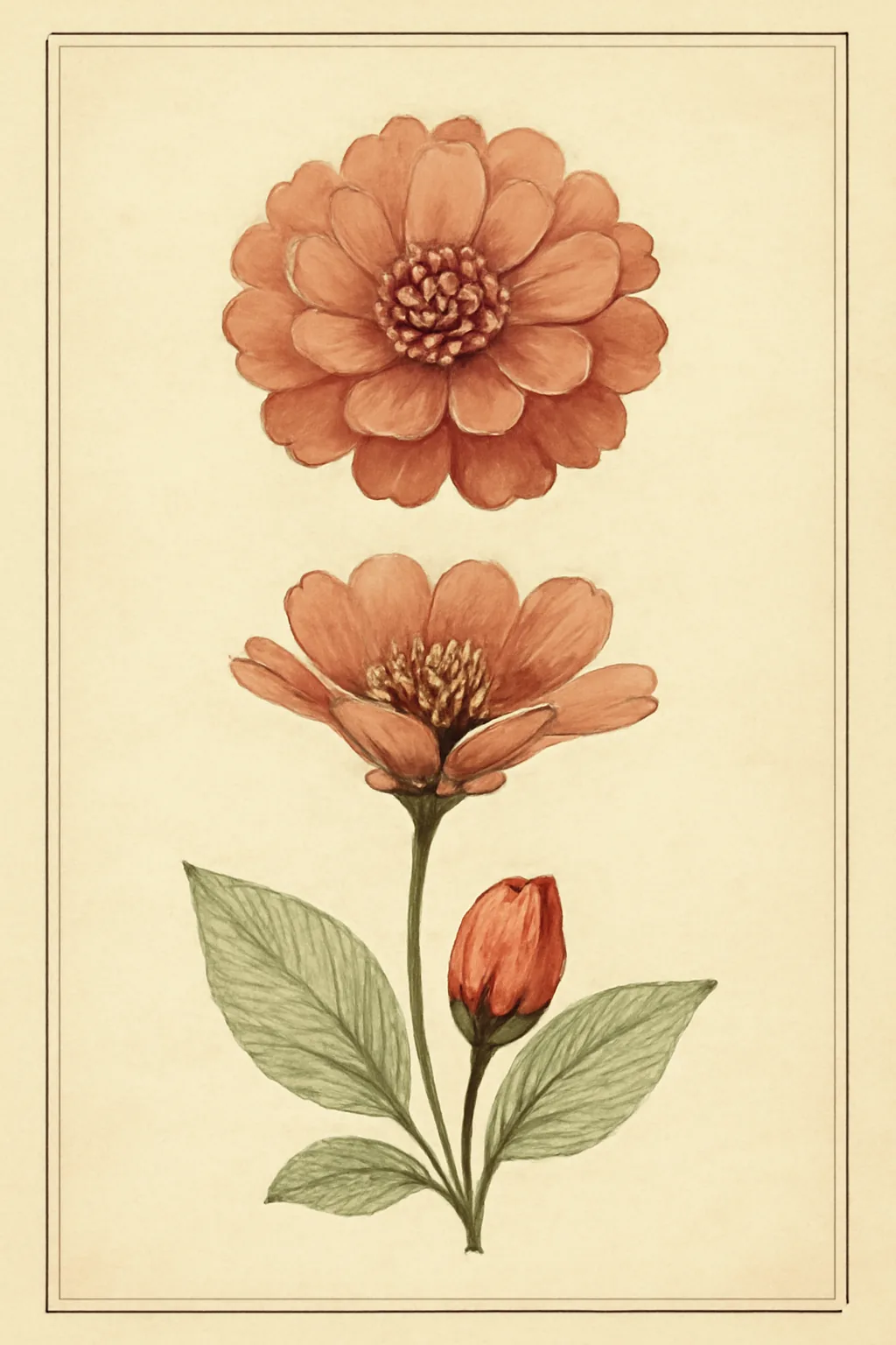 Illustration éditoriale botanique — Clitoris-moi.ch