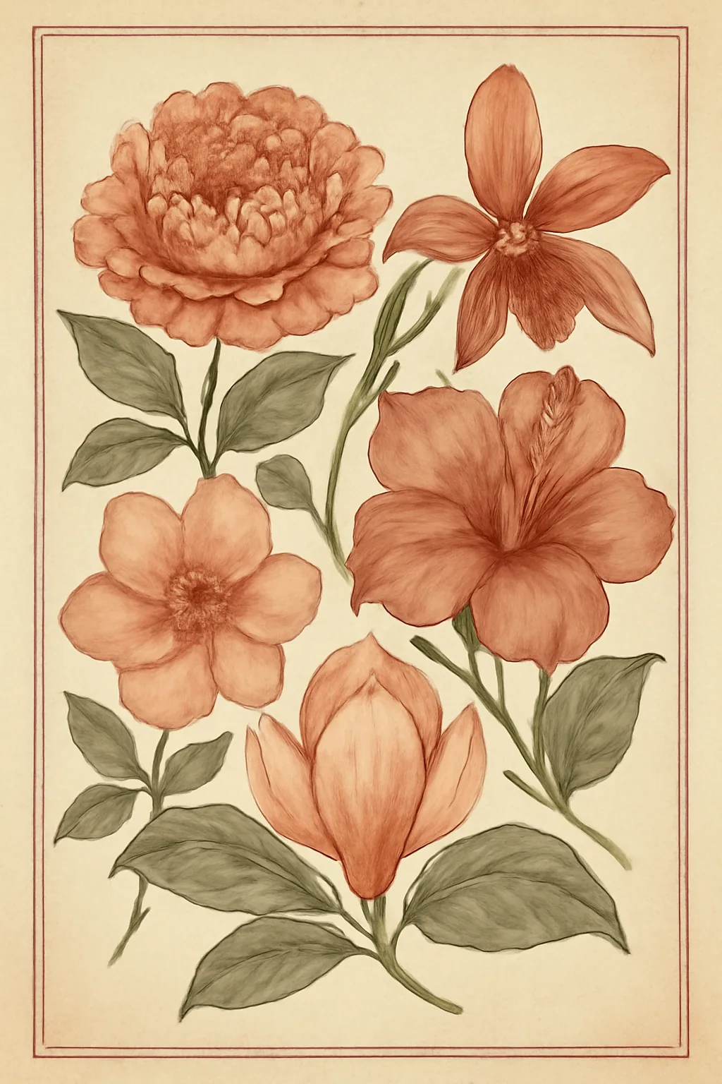 Illustration éditoriale botanique — Clitoris-moi.ch