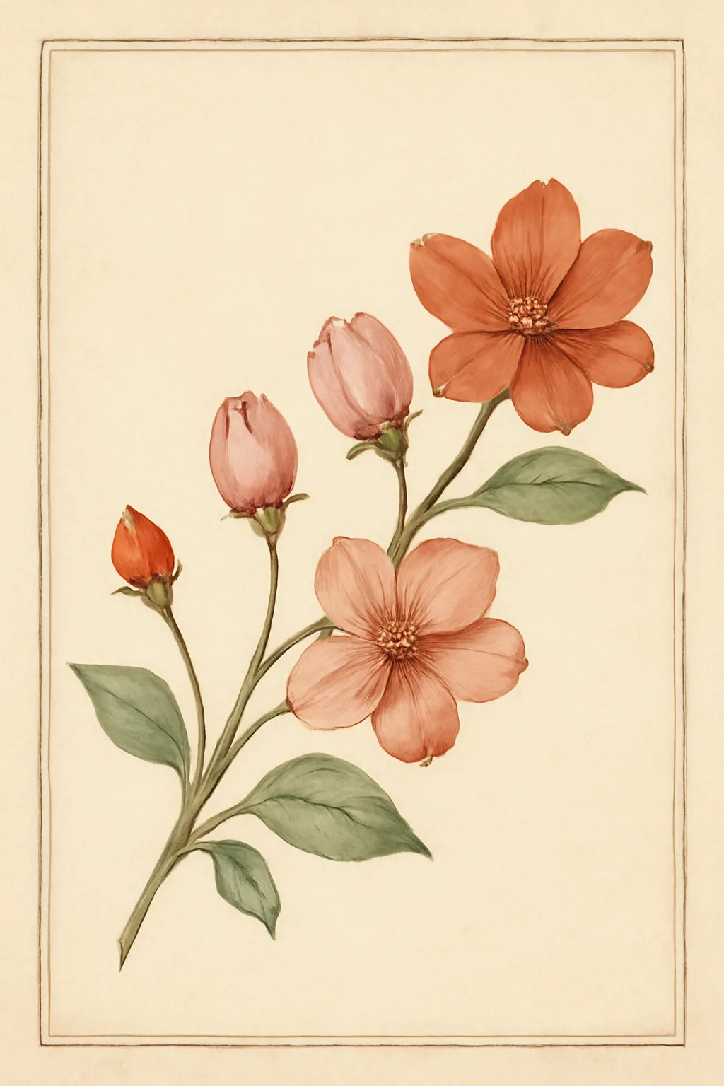Illustration éditoriale botanique — Clitoris-moi.ch